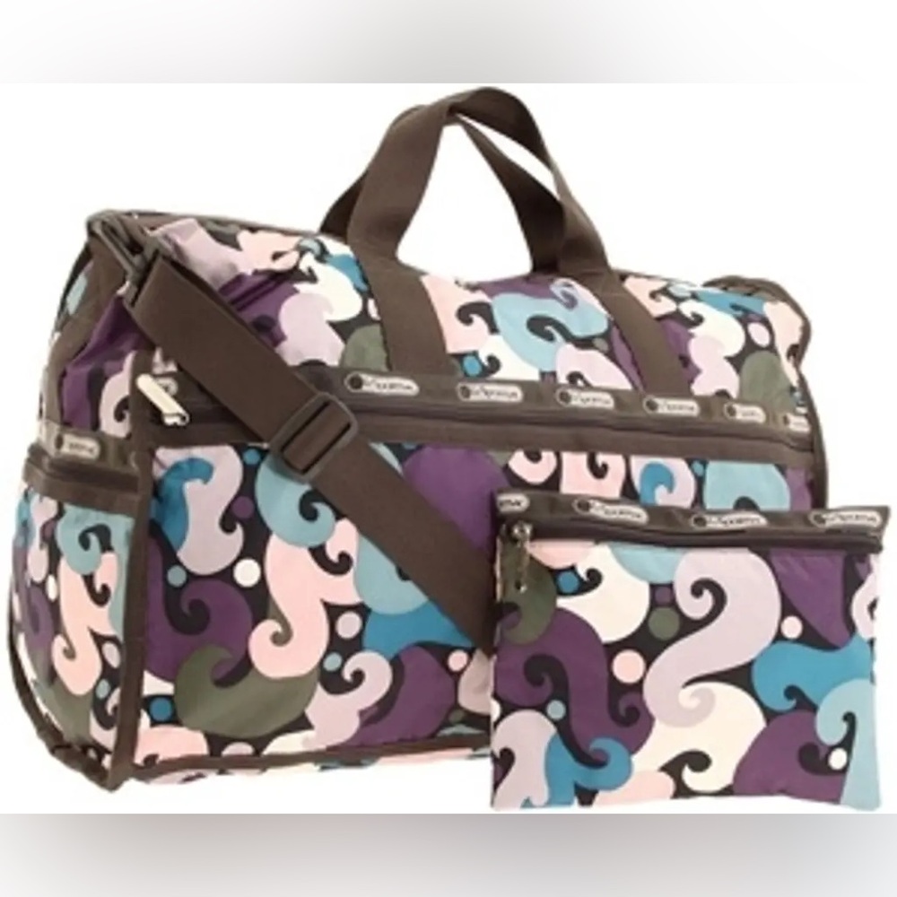 LeSportsac Multicolor Wave-Print Weekender Bag